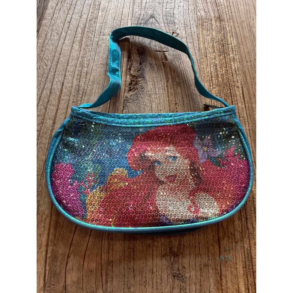Disney Little‎ Mermaid Sequin Purse Girls Kids Handbag